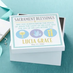 Sacrament Blessings Keepsake Box