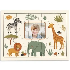 Safari Journey Photo Wooden Puzzle