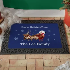 Santa's Sleigh Doormat