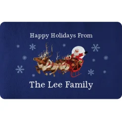 Santa's Sleigh Doormat