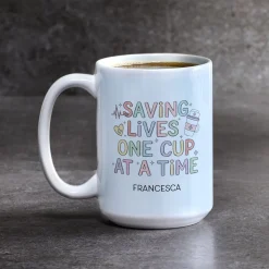 Saving Lives Nurse Mug