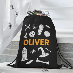 Scary Season Drawstring Treat Bag