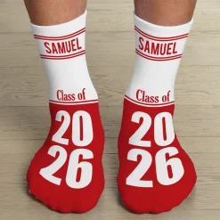 School Color Graduation Socks