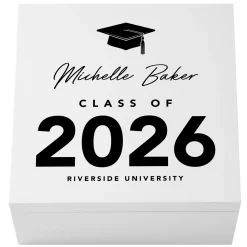School Colors Graduation Keepsake Box