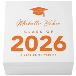 School Colors Graduation Keepsake Box
