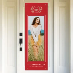 School Crest Graduation Photo Banner