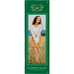 School Crest Graduation Photo Banner