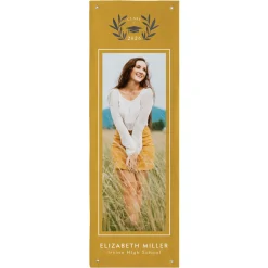 School Crest Graduation Photo Banner