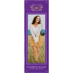 School Crest Graduation Photo Banner