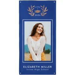 School Crest Graduation Photo Banner