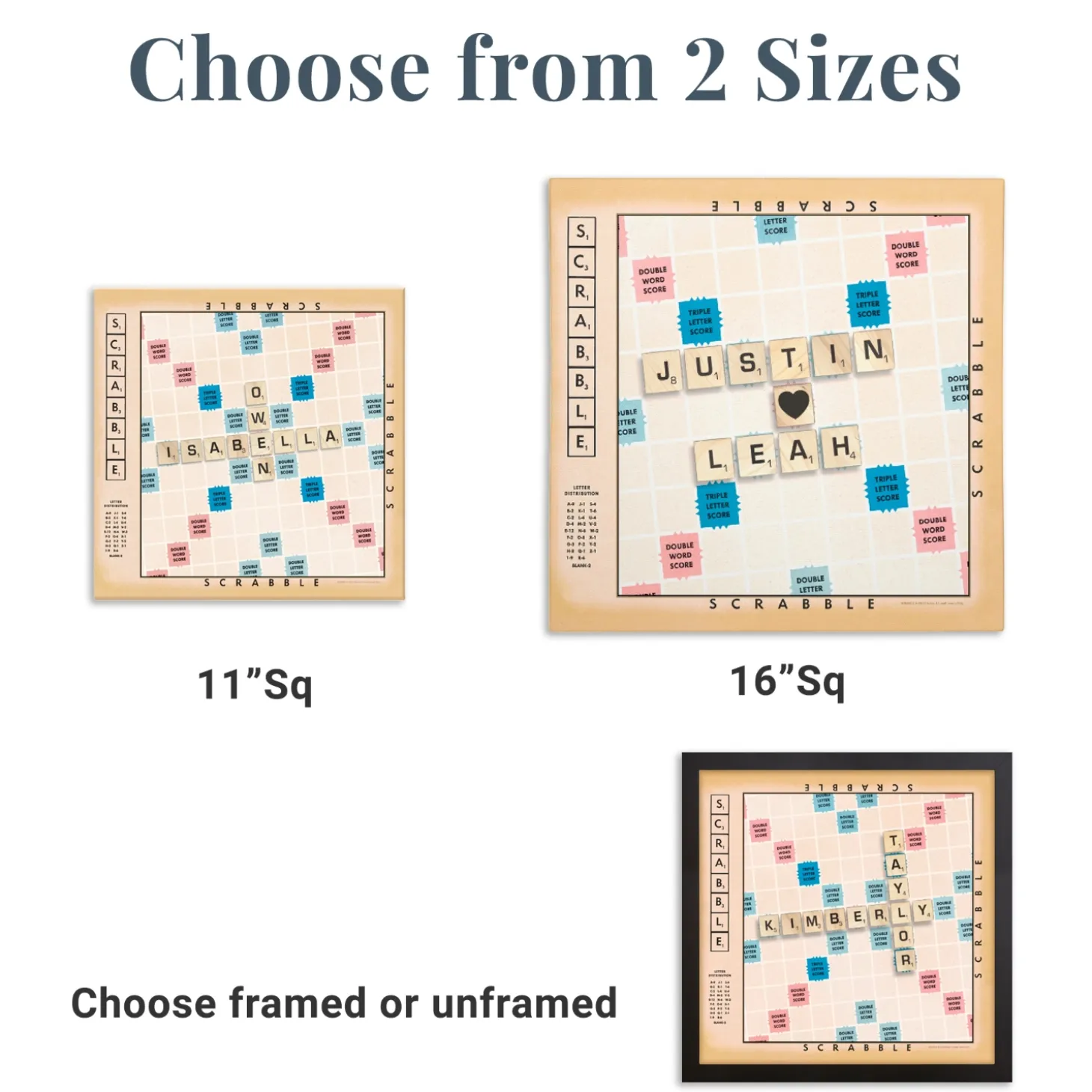 SCRABBLE® Couple Canvas