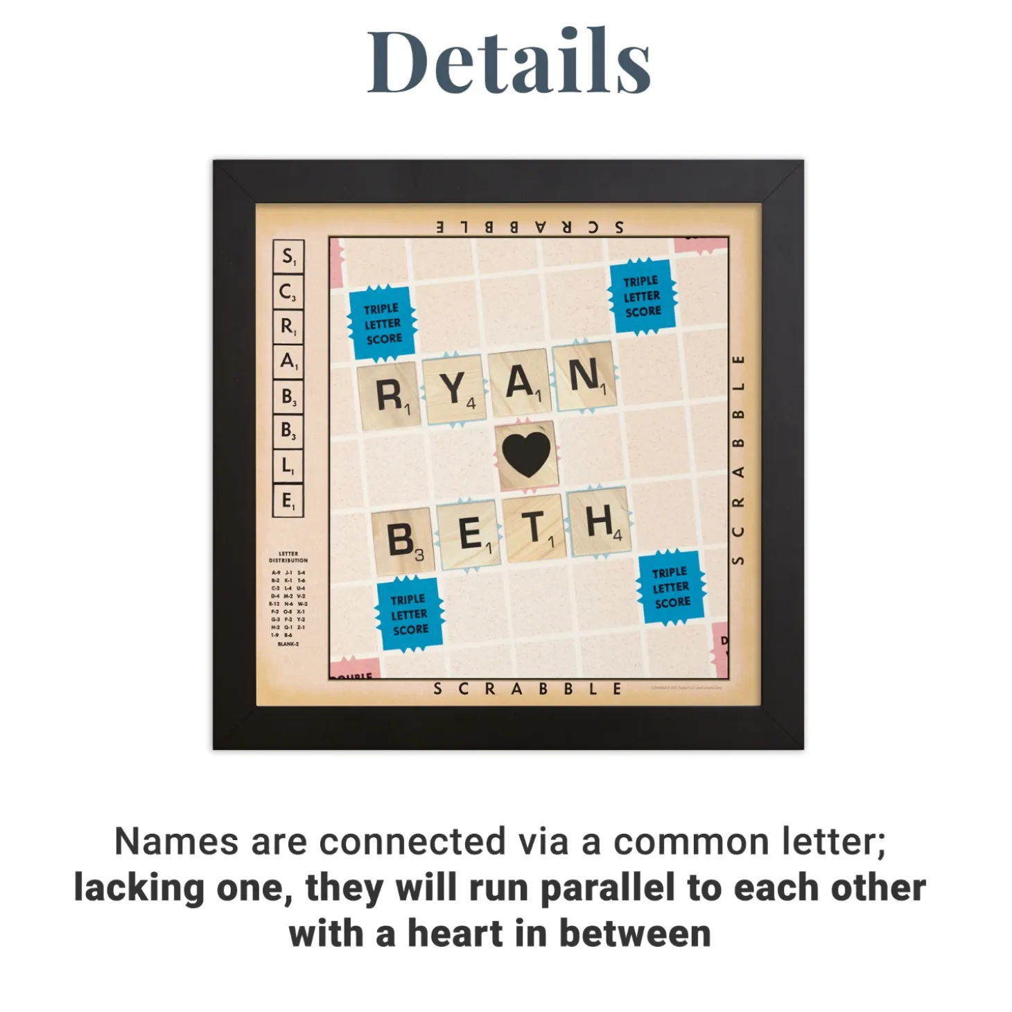 SCRABBLE® Couple Canvas