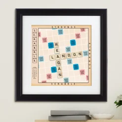 SCRABBLE® Couple Framed Print