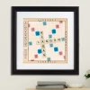 SCRABBLE® Couple Framed Print