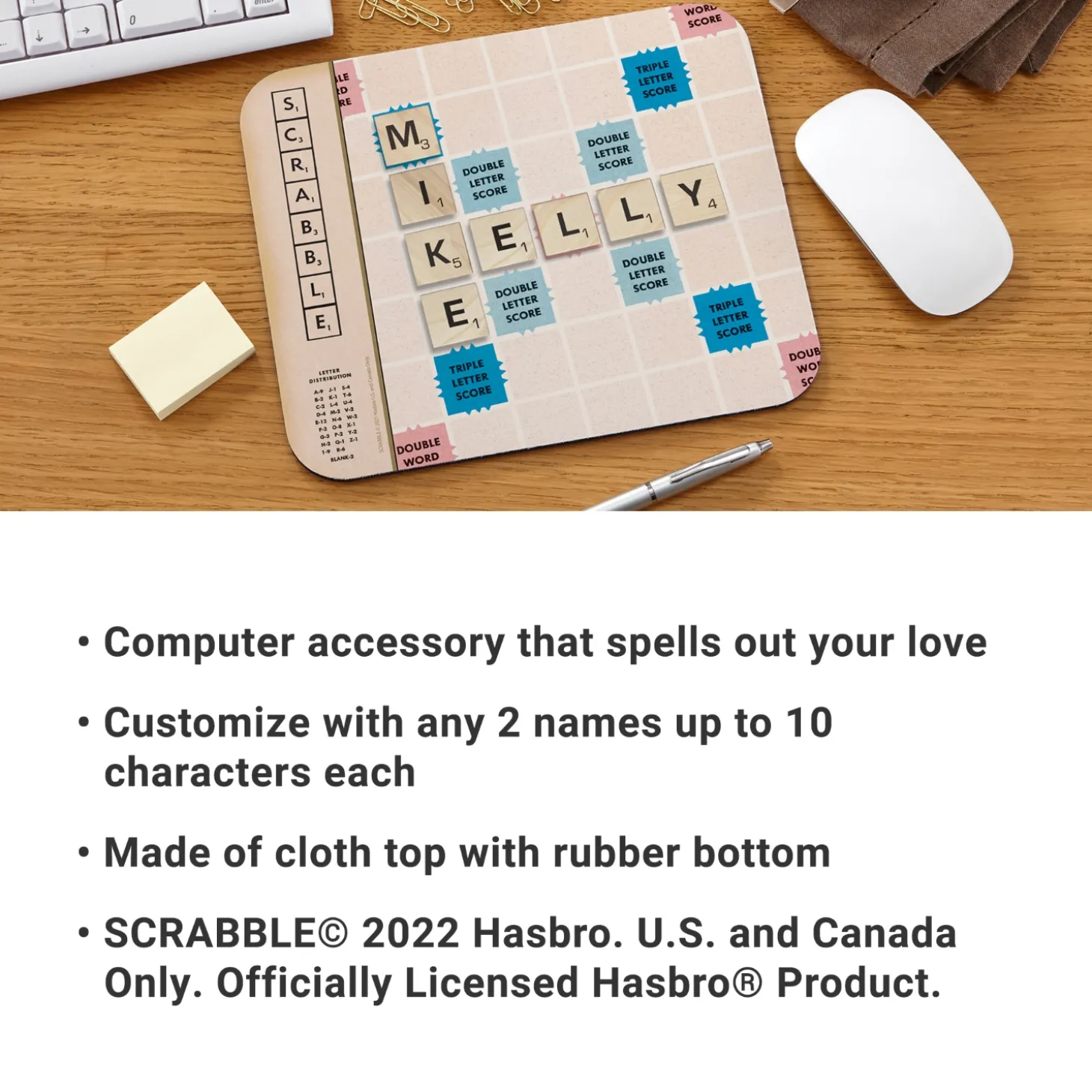 SCRABBLE® Couple Mouse Pad
