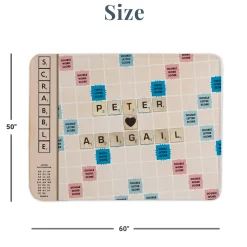 SCRABBLE® Couple Plush Blanket