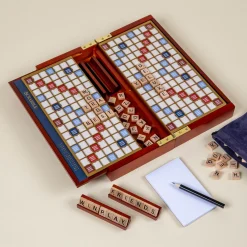 Scrabble Deluxe Wooden Travel Set