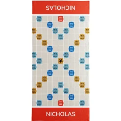 Scrabble® Gameboard Beach Towel