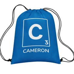 Scrabble® Initial with Name Drawstring Bag