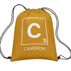Scrabble® Initial with Name Drawstring Bag