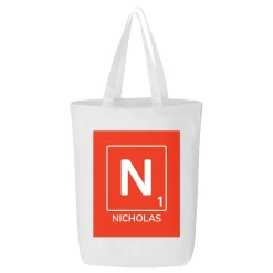 Scrabble® Initial with Name Tote Bag