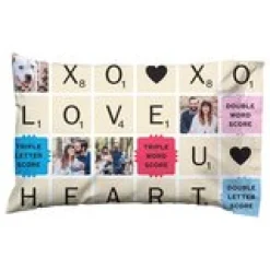 Scrabble® Love You Pillow Case
