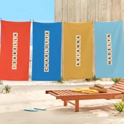 Scrabble® Tiles Name Beach Towel