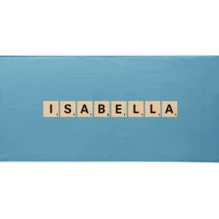 Scrabble® Tiles Name Beach Towel
