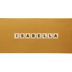 Scrabble® Tiles Name Beach Towel