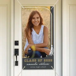 Scripted Tassel Graduation Photo Banner