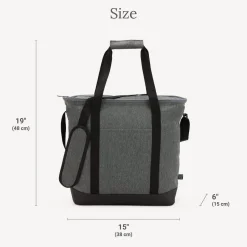 Script Initial Vila Tote Bag Cooler