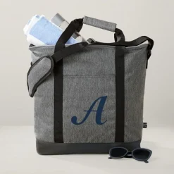 Script Initial Vila Tote Bag Cooler