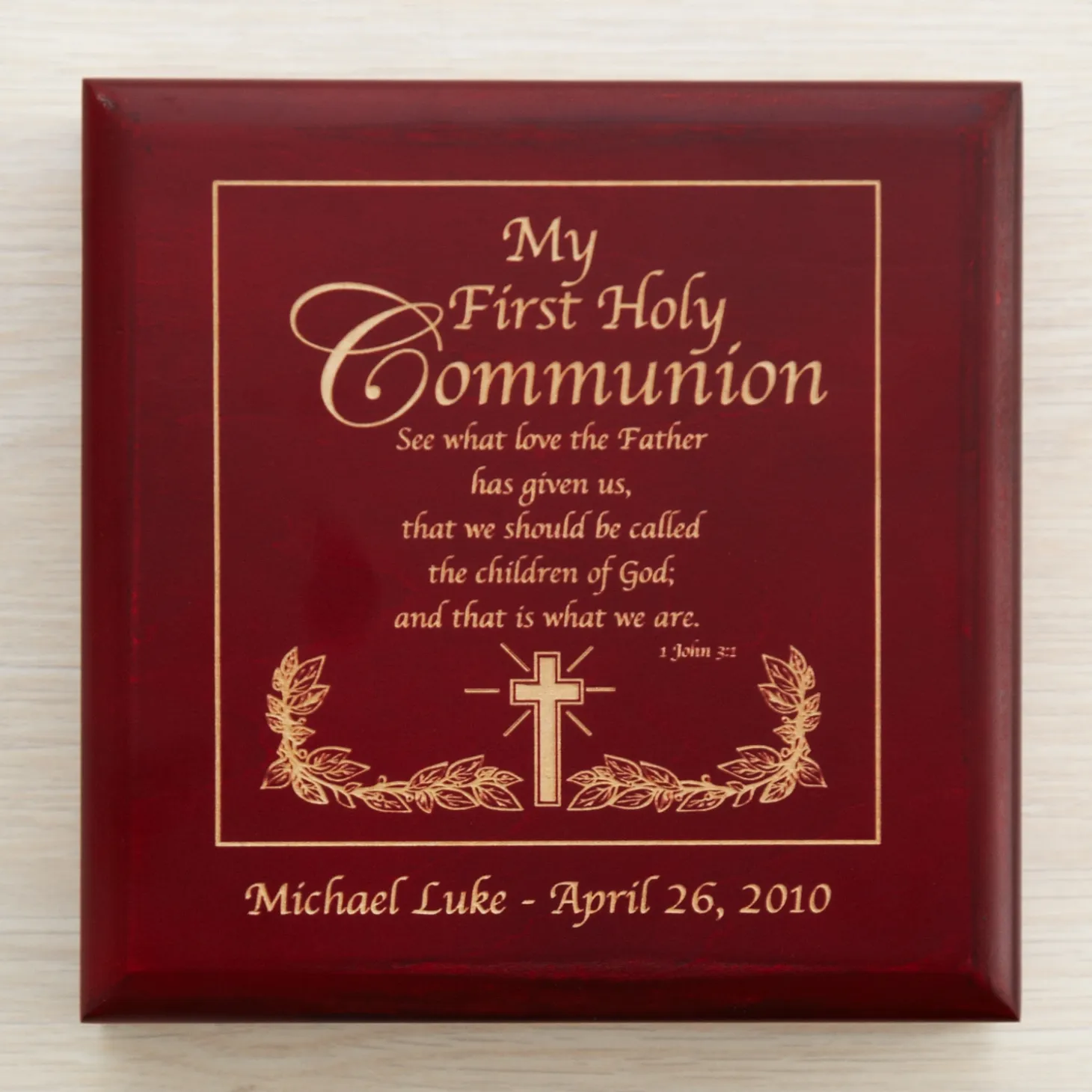 Scripture Communion & Confirmation Keepsake Box