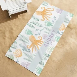 Sea Creatures Beach Towel