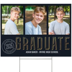 Seal of Success Graduation Photo Yard Sign
