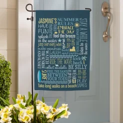 Seaside Breeze Garden Flag