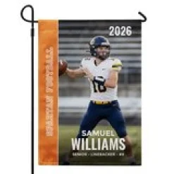 Senior Night Photo Garden Flag