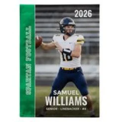 Senior Night Photo Garden Flag