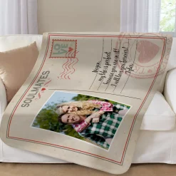 Sent With Love Photo Plush Blanket