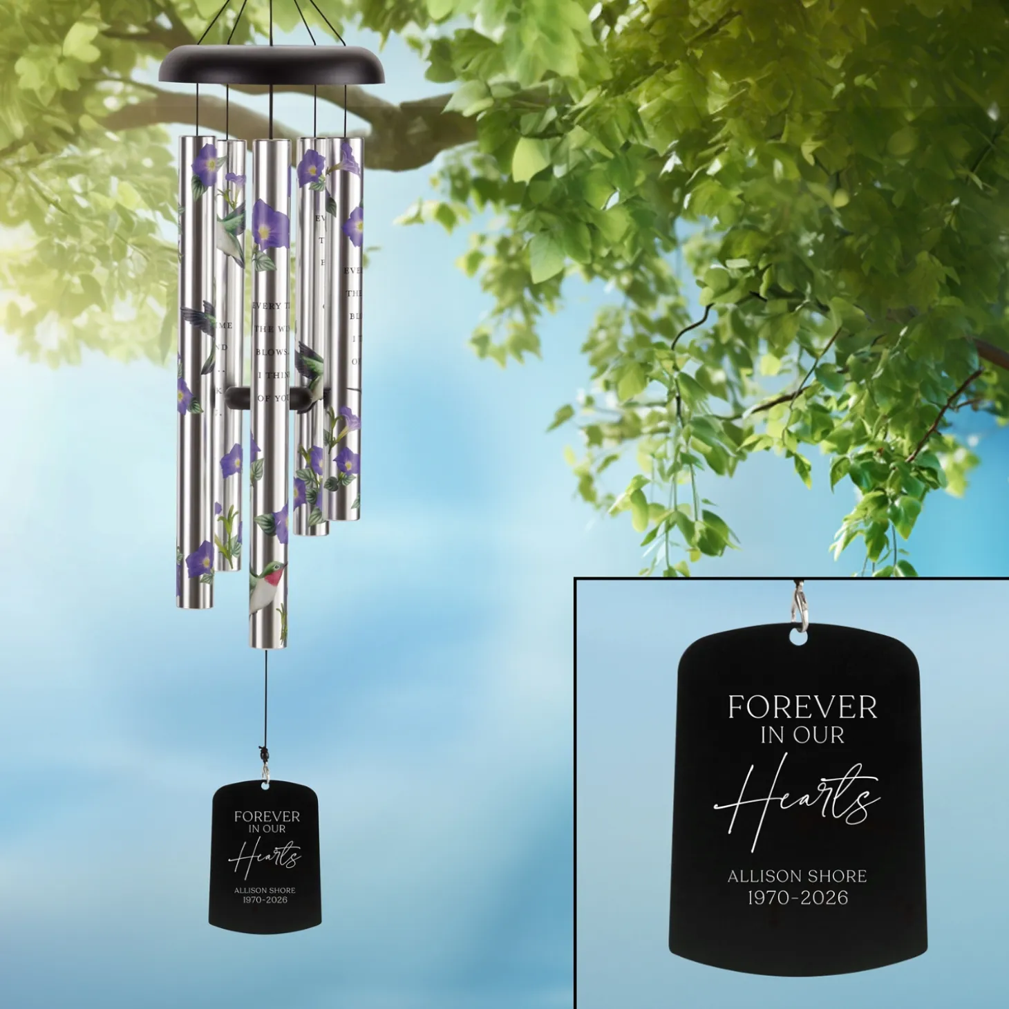 Serenity Remembrance Memorial Sonnet 38 Inch Wind Chime
