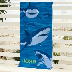 Shark Attack Beach Towel