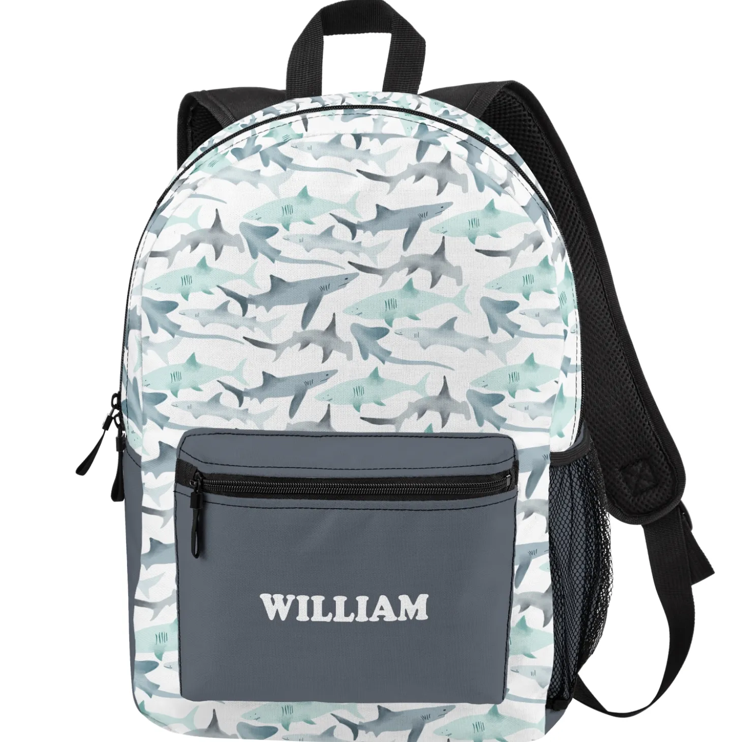 Shark Print Backpack