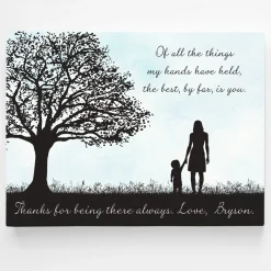 She Holds My Heart Canvas