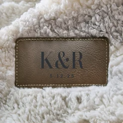 Sherpa Stripe Plush Blanket