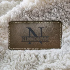 Sherpa Stripe Plush Blanket