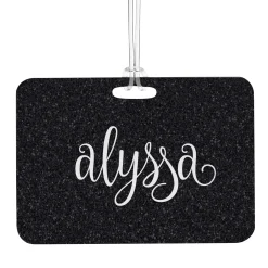 She Sparkles Luggage Tag