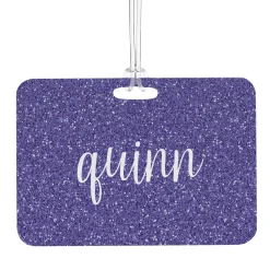 She Sparkles Luggage Tag