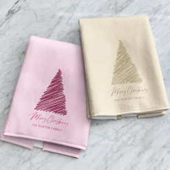 Shimmer Christmas Tree Kitchen Towel