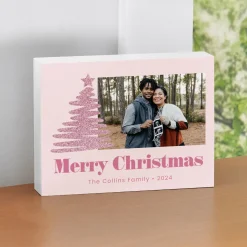 Shimmer Pine Photo Wood Block