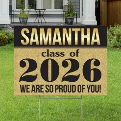 Shine Bright Graduation Yard Sign